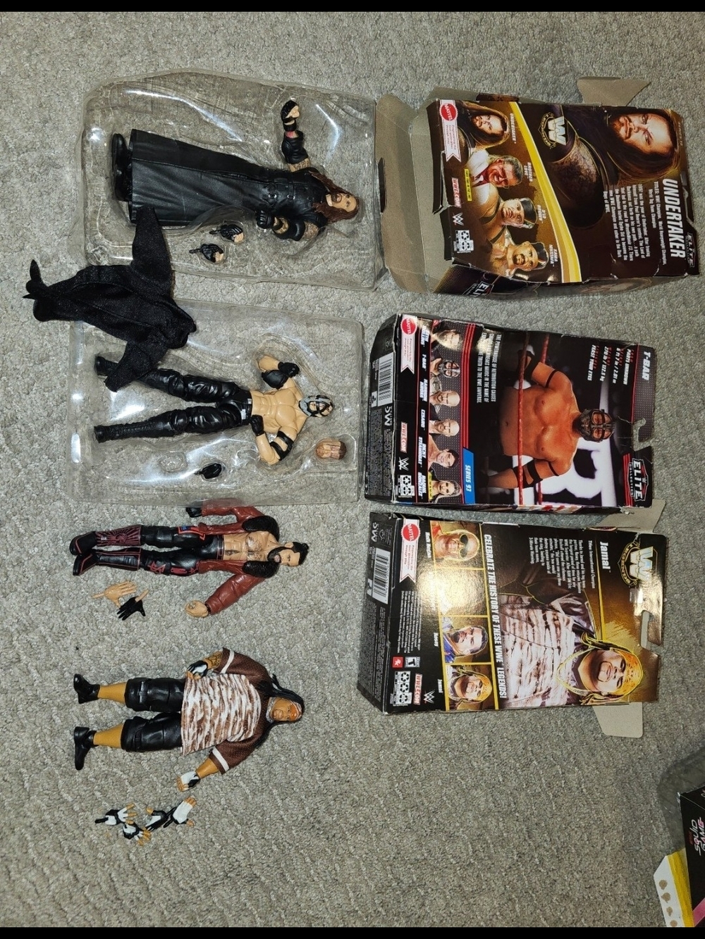 WWE Action Figures Lot WWE lot 4pc WWE Elite Collection Legends Series 19 Figure
